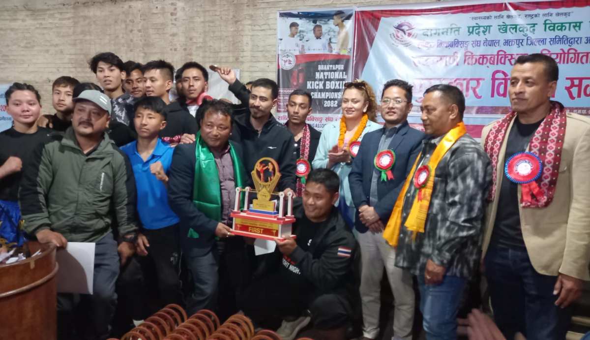 भक्तपुरले जित्यो फुल कनट्याक्ट किक बक्सिङको उपाधि 