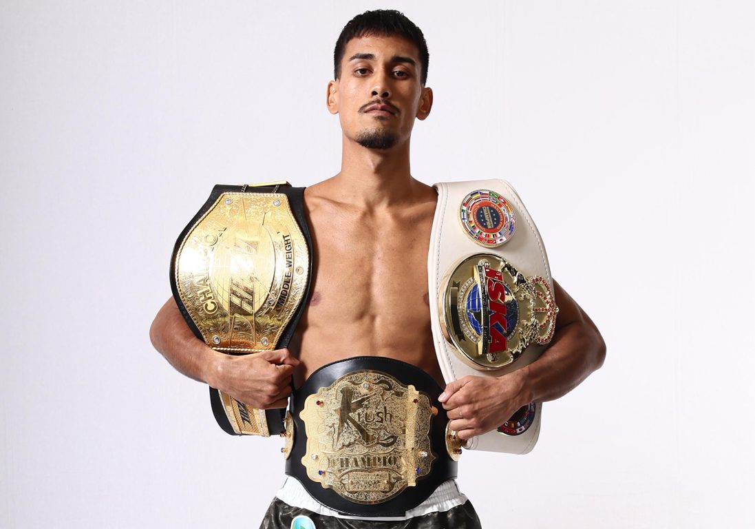 के वान वर्ल्ड म्याक्स-२०२५ टुर्नामेन्ट: नेपाली बक्सर घिमिरे फ्रान्सेली प्रतिद्वन्द्वी लेजीजीसँग भिड्दै